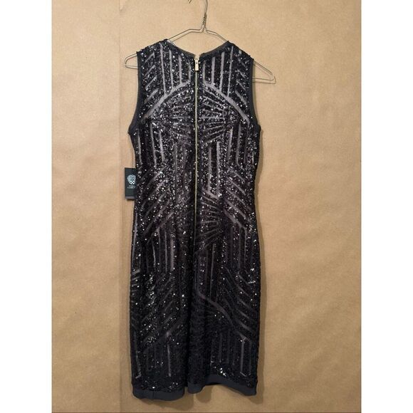 NWT Vince Camuto Black Sequin Dress - Picture 8 of 10